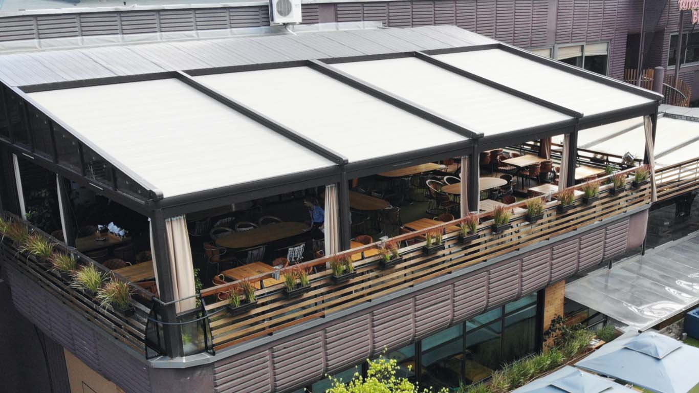 Moderne Überdachungen